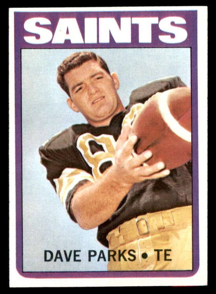 1972 Topps Football Dave Parks #14 PSA 7.5