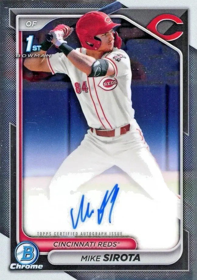 2024 Bowman Draft Chrome Baseball Mike Sirota #CPA-MS PSA 9