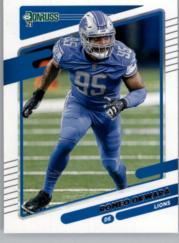 2021 Panini Donruss Football Romeo Okwara #178
