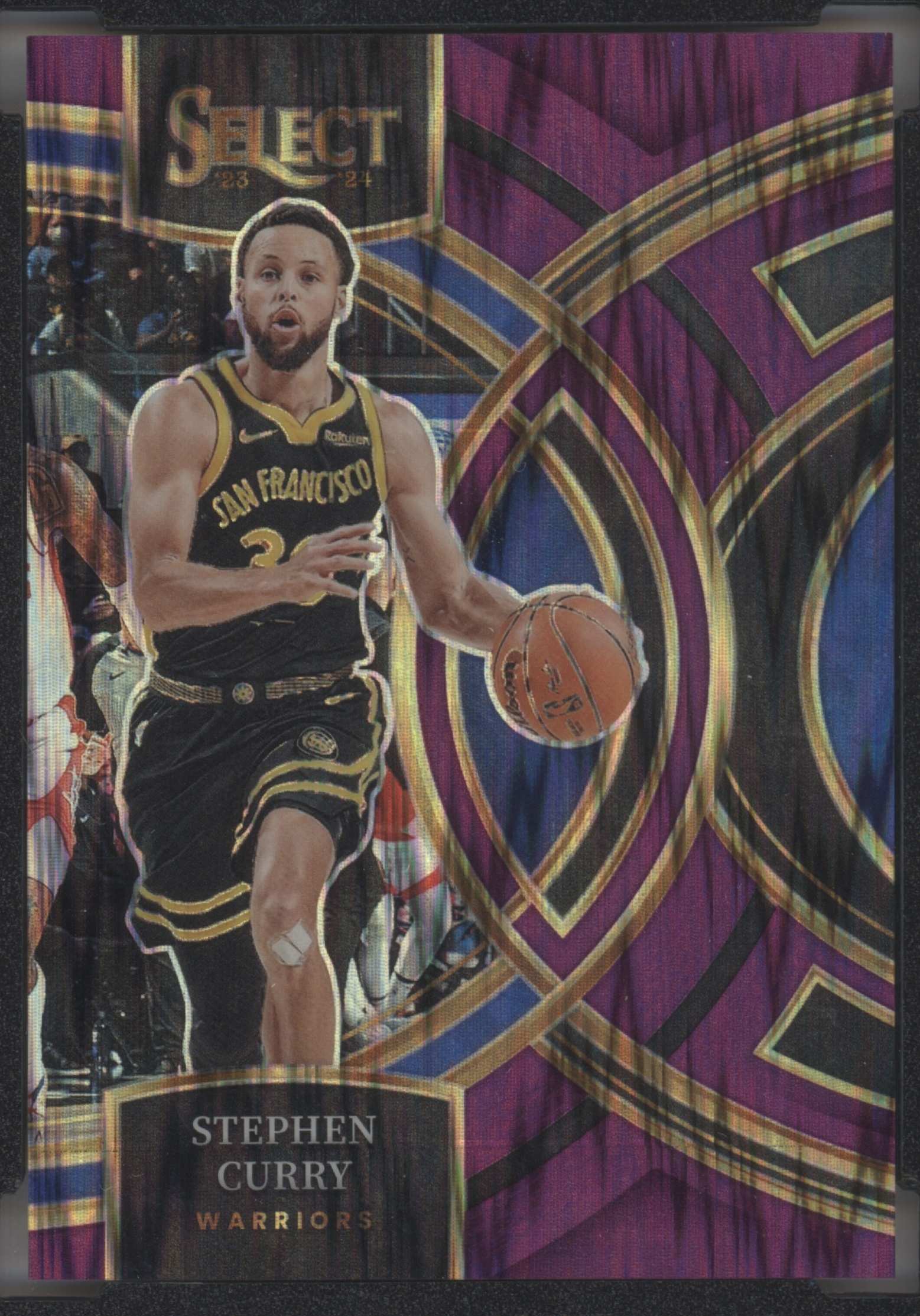2023 Panini Select Basketball Purple Flash Stephen Curry #145