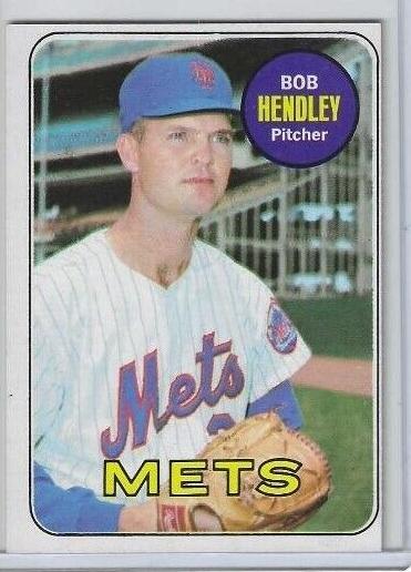 1969 Topps Baseball Bob Hendley #144