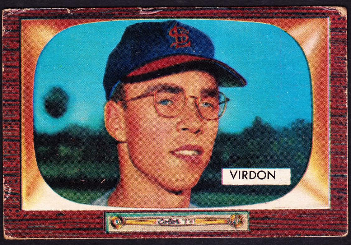 1955 Bowman Baseball Bill Virdon #296 PSA 6