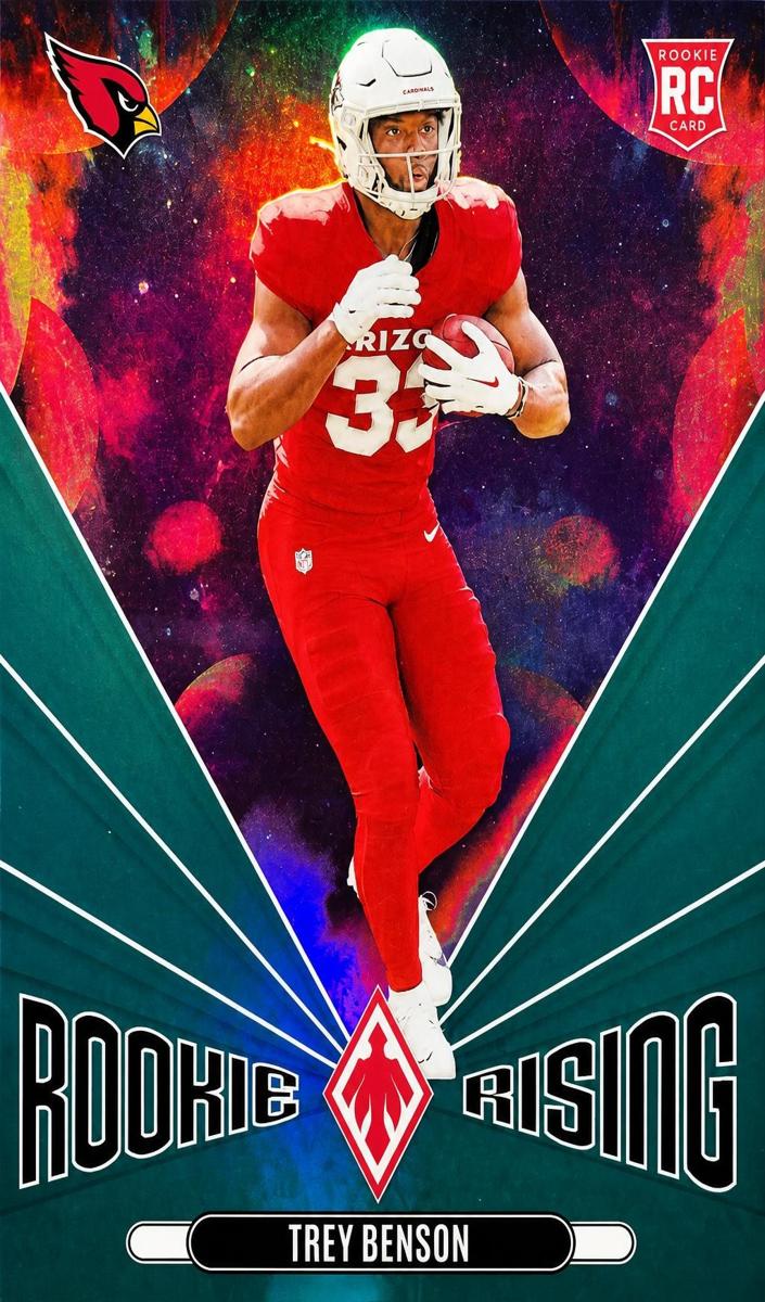 2024 Panini Phoenix Football Green Trey Benson #RR-TBN