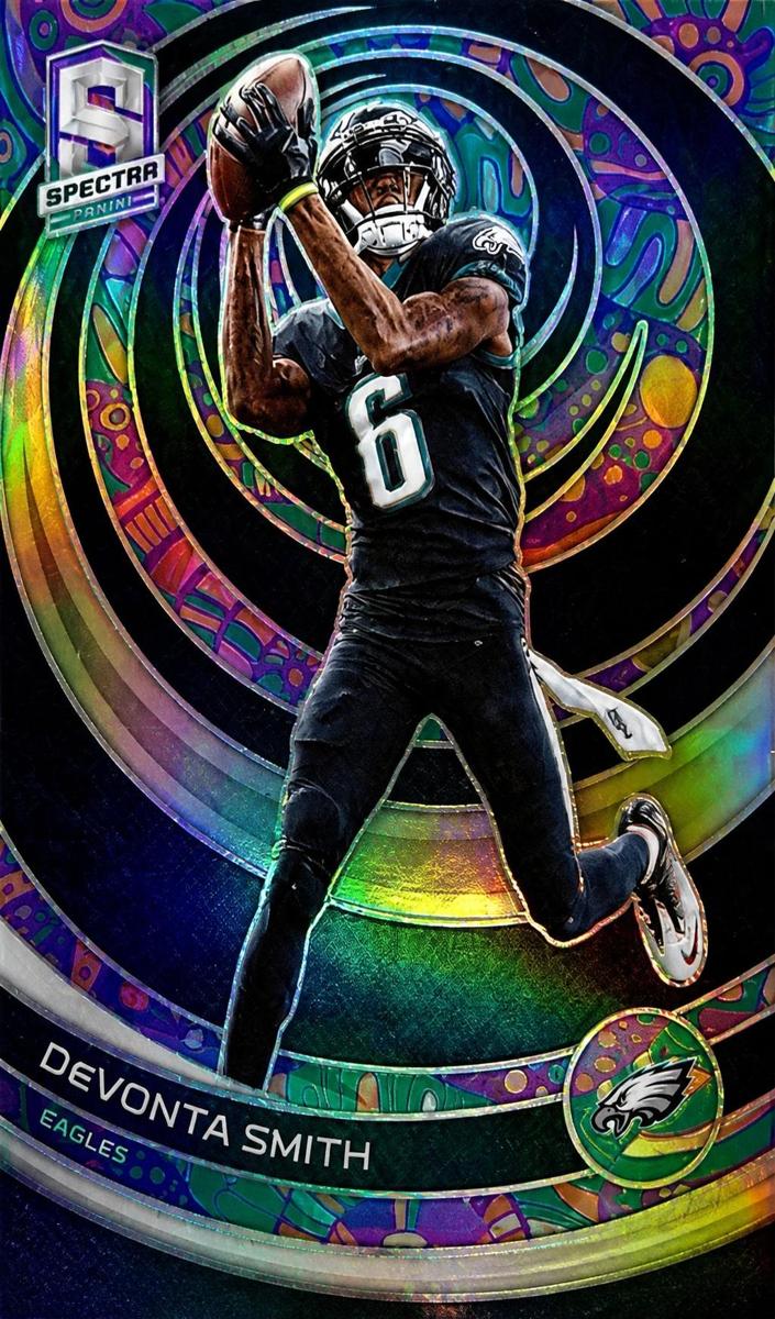 2023 Panini Spectra Football Psychedelic DeVonta Smith #79