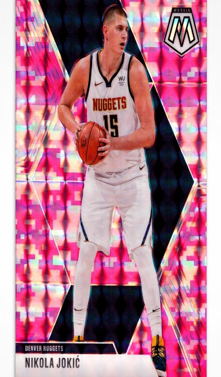 2019 Panini Mosaic Basketball Pink Camo Nikola Jokic #171