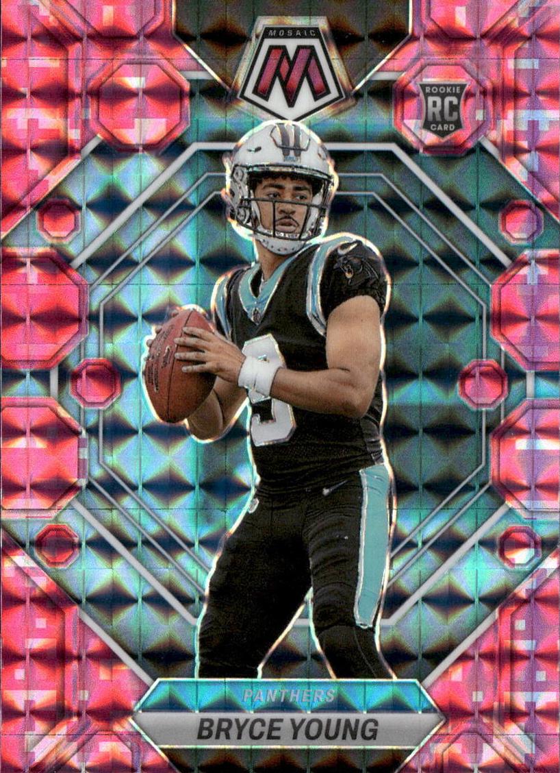 2023 Panini Mosaic Football Camo Pink Bryce Young #290 SGC 9.5