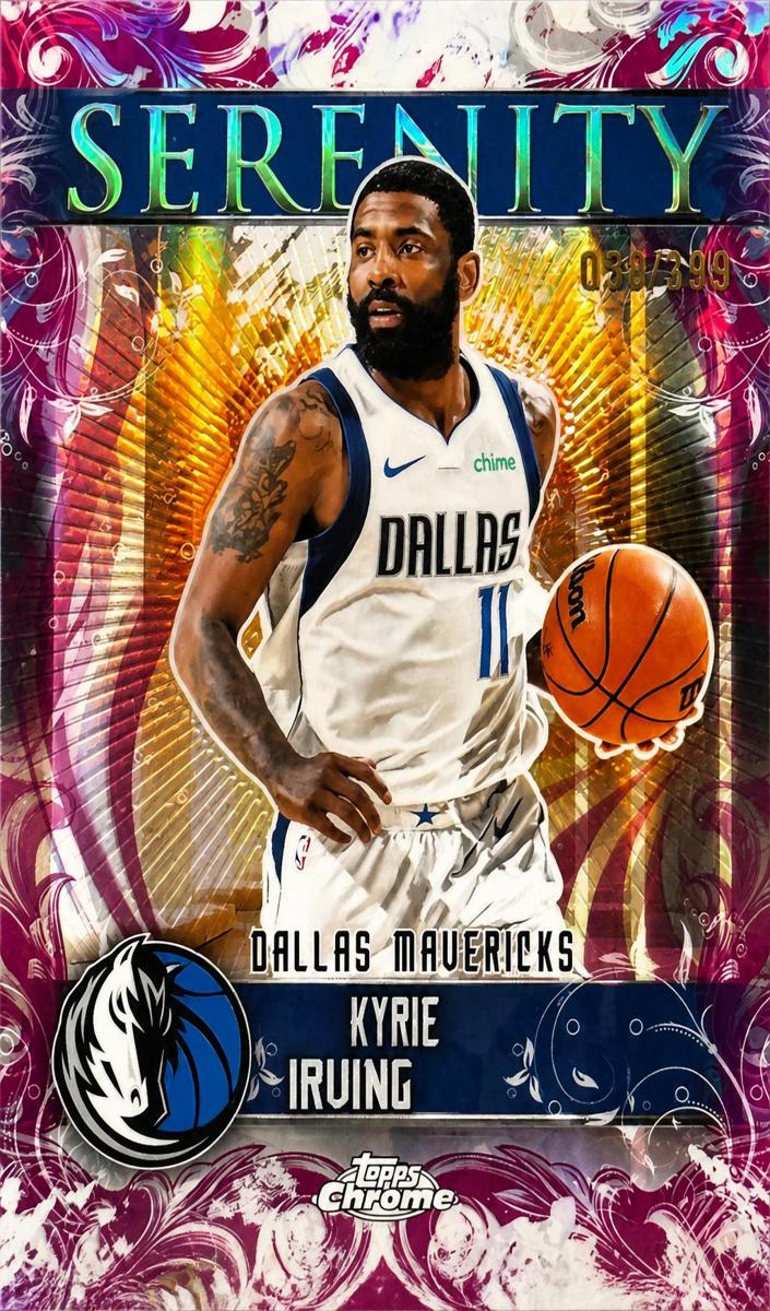 2025 Topps Chrome Basketball Magenta Refractor Kyrie Irving #SY-6 PSA 10