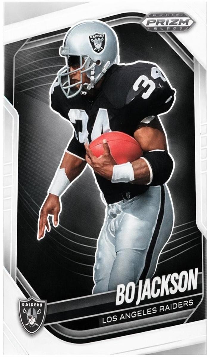2025 Panini Prizm Black Football White Bo Jackson #112