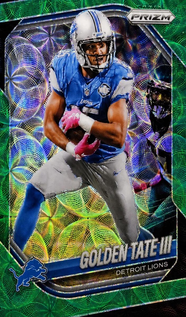 2025 Panini Prizm Football Green Scope Golden Tate III #139
