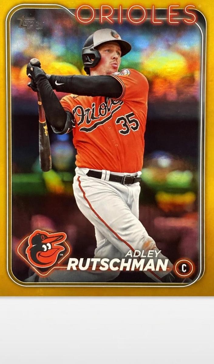 2024 Topps Baseball Gold Foil Adley Rutschman #35