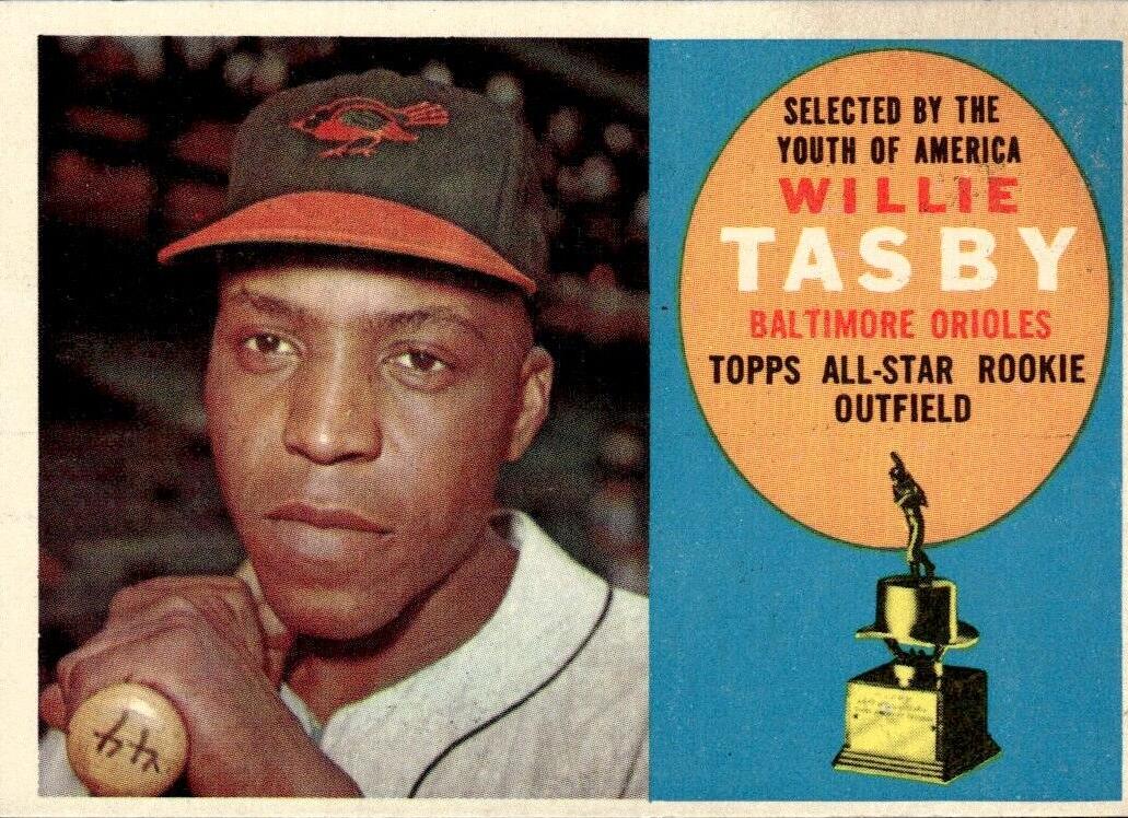 1960 Topps Baseball Willie Tasby #322