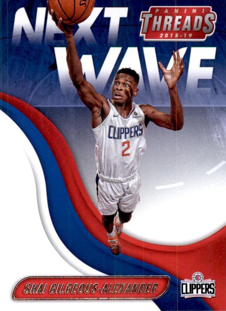 2018 Panini Threads Basketball Shai Gilgeous-Alexander #8 SGC 9.5