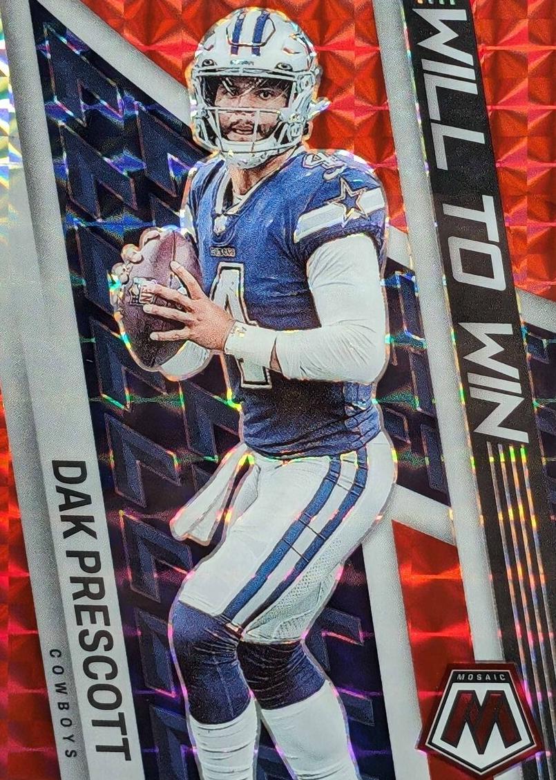 2022 Panini Mosaic Football Red Dak Prescott #WW-9