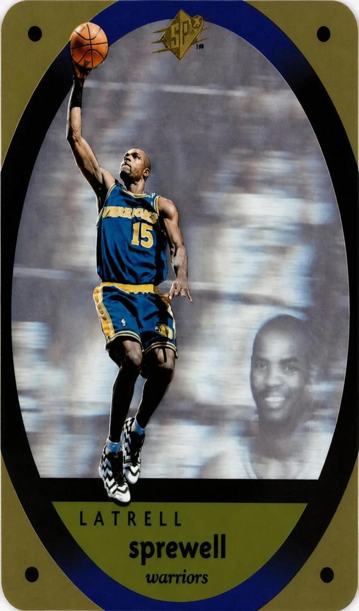 1996 SPx Basketball Gold Latrell Sprewell #18