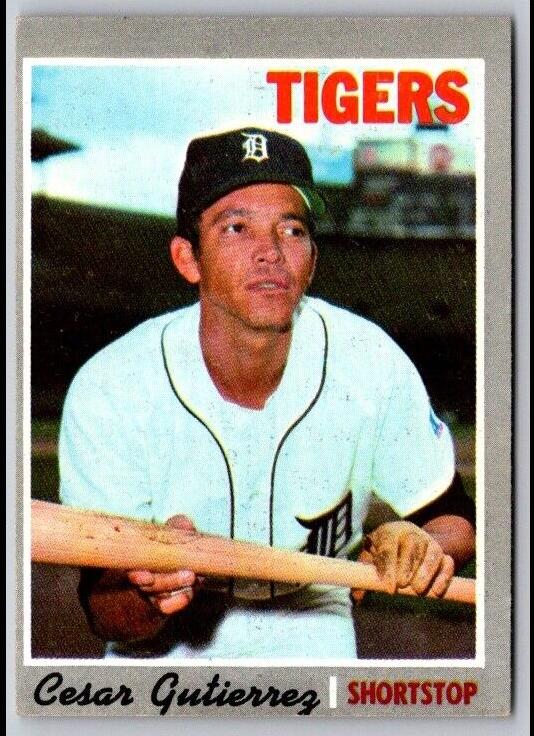 1970 Topps Baseball Cesar Gutierrez #269