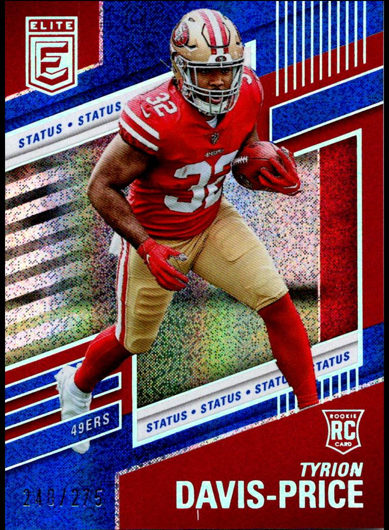2022 Donruss Elite Football Status Sparkle Tyrion Davis-Price #159