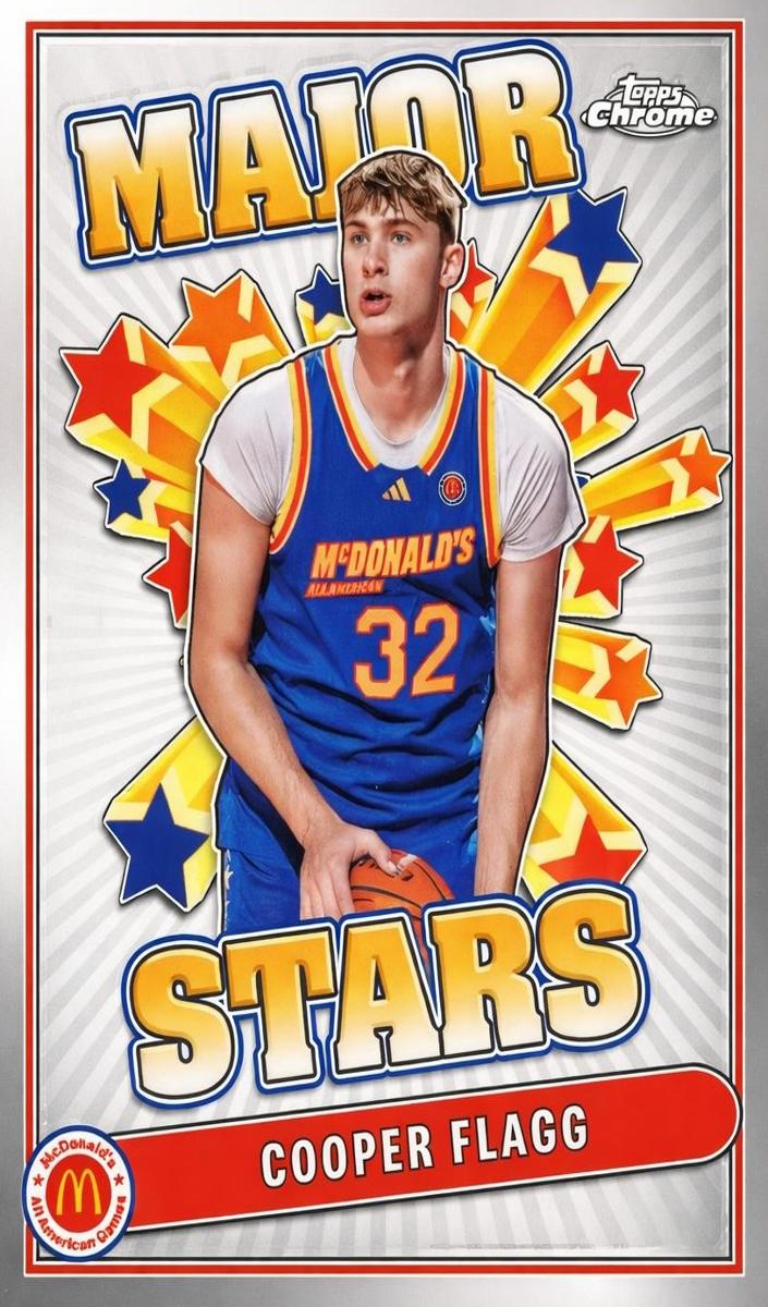 2024 Topps Chrome McDonald's All American Basketball Cooper Flagg #SES-COF