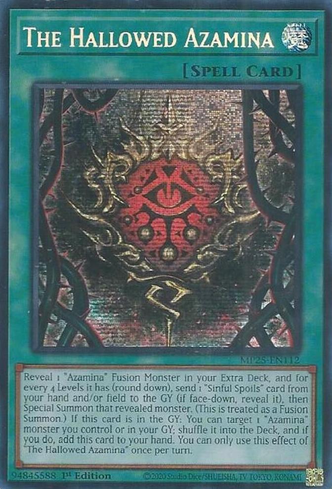 2025 Yu-Gi-Oh! Mega Pack The Hallowed Azamina #MP25-EN112