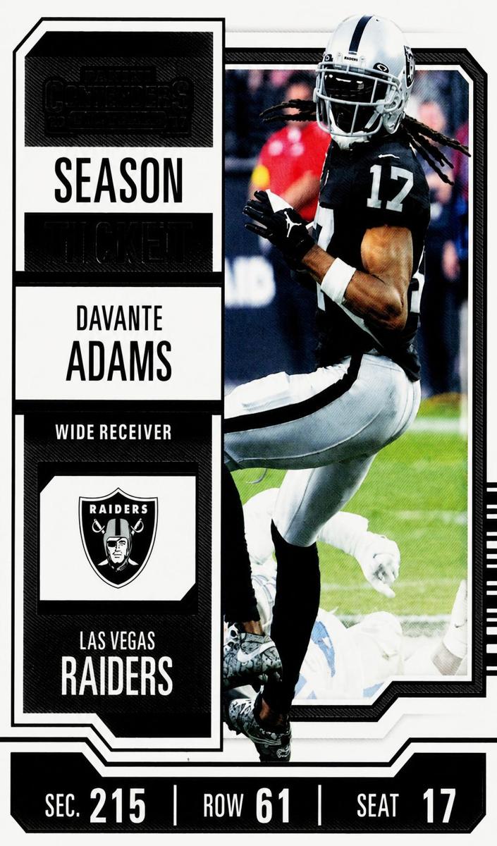 2023 Panini Contenders Football Retail Davante Adams #53