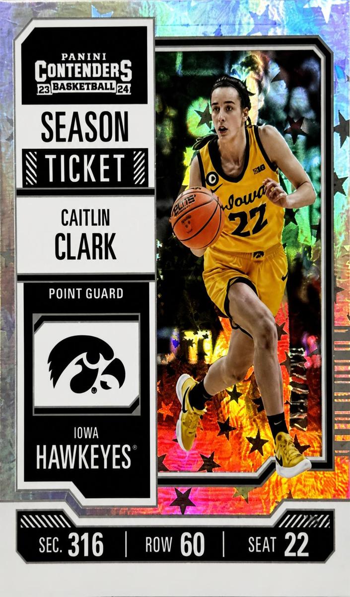 2024 Panini Caitlin Clark Collection Basketball Pointed Stars Caitlin Clark #CC2 PSA 8.5