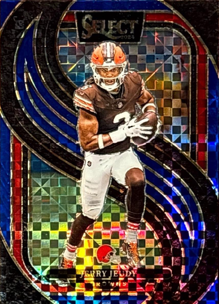 2024 Panini Select Football Blue Jerry Jeudy #169