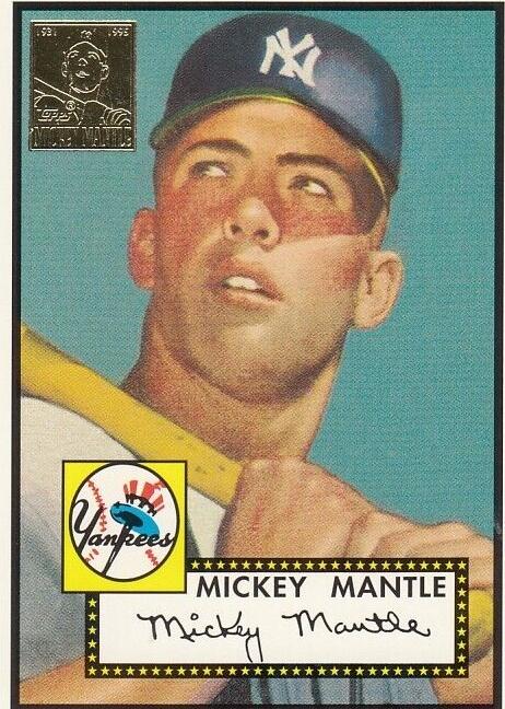 1996 Topps Baseball Mickey Mantle #2 PSA 9