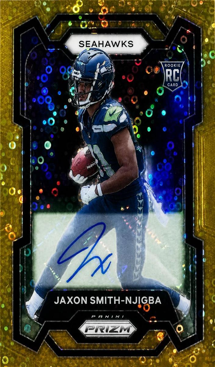 2023 Panini Prizm Football No Huddle Gold Jaxon Smith-Njigba #390