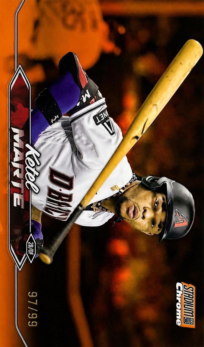 2024 Topps Stadium Club Baseball Orange Refractor Ketel Marte #24