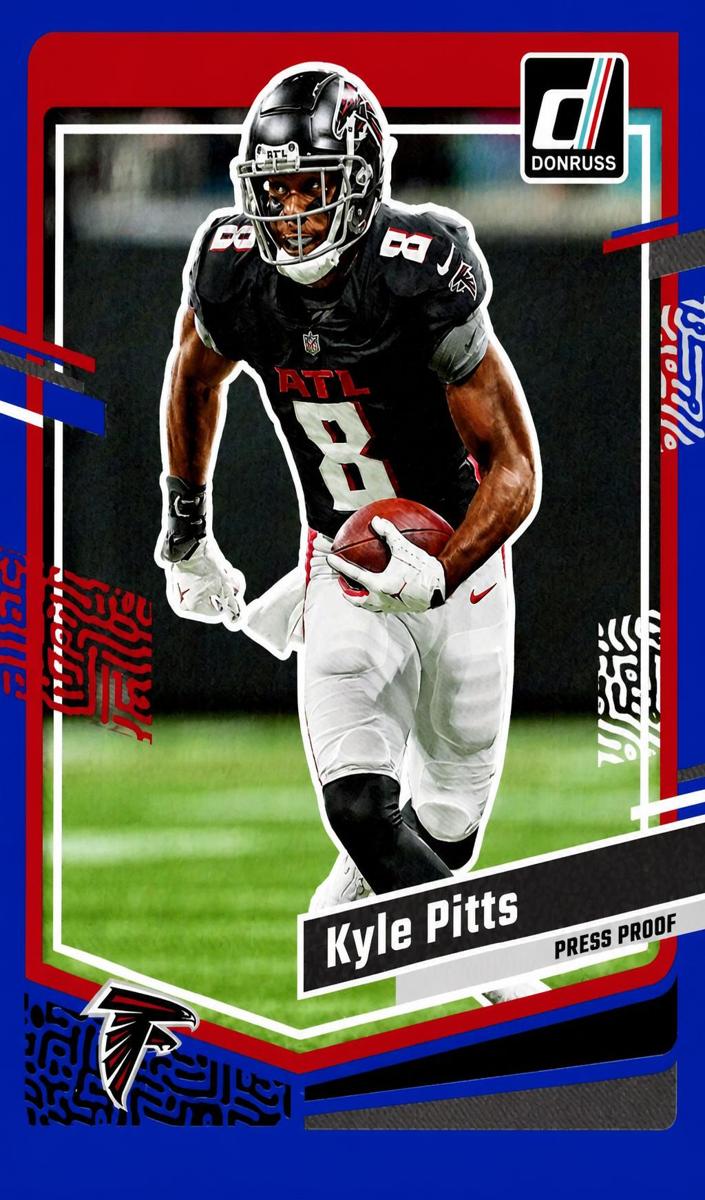 2023 Panini Donruss Football Press Proof Blue Kyle Pitts #11