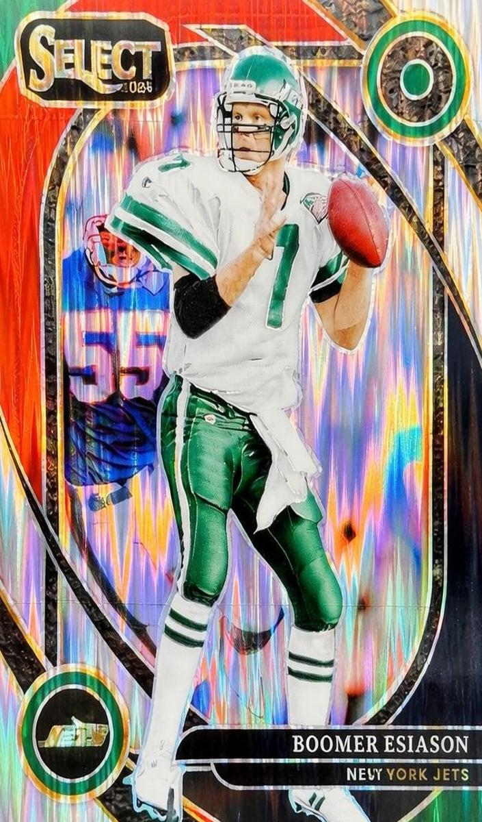 2024 Panini Select Football Black and Red Shock Boomer Esiason #209