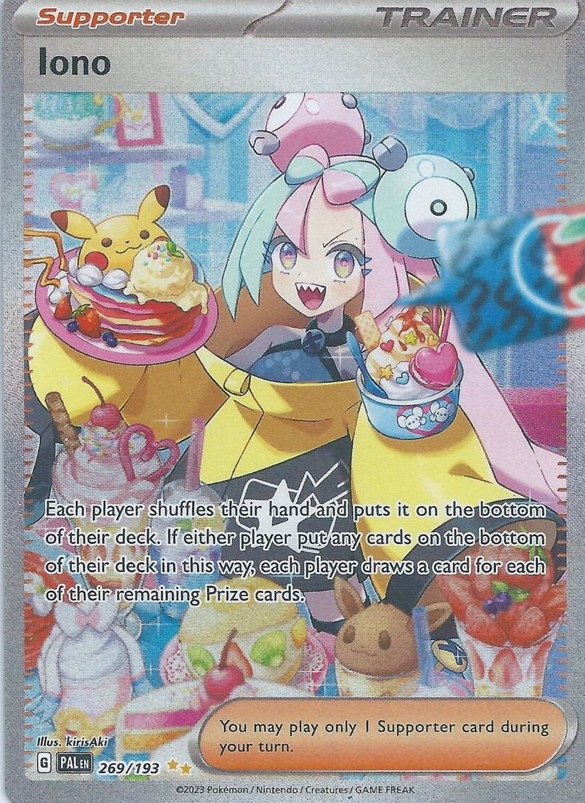 2023 Pokemon Scarlet & Violet Paldea Evolved Iono #269