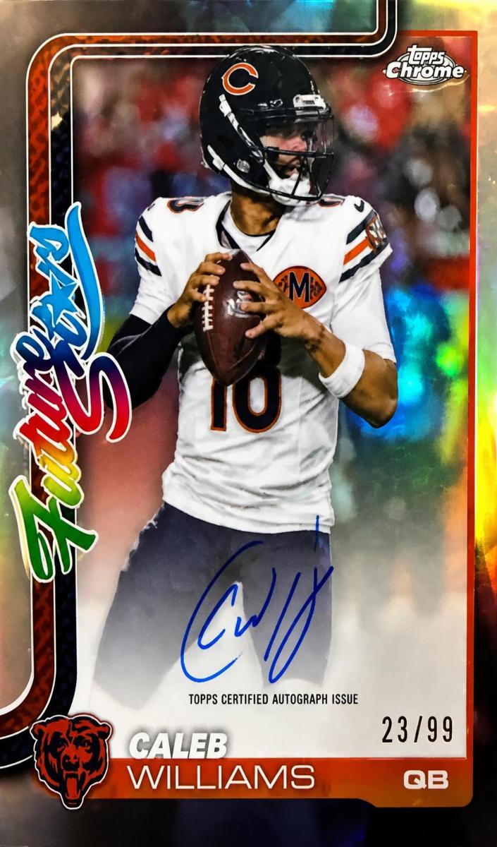 2025 Topps Chrome Football Caleb Williams #FSA-CW