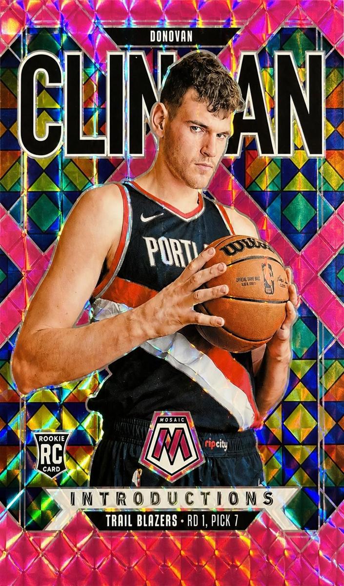 2024 Panini Mosaic Basketball Pink Donovan Clingan #11