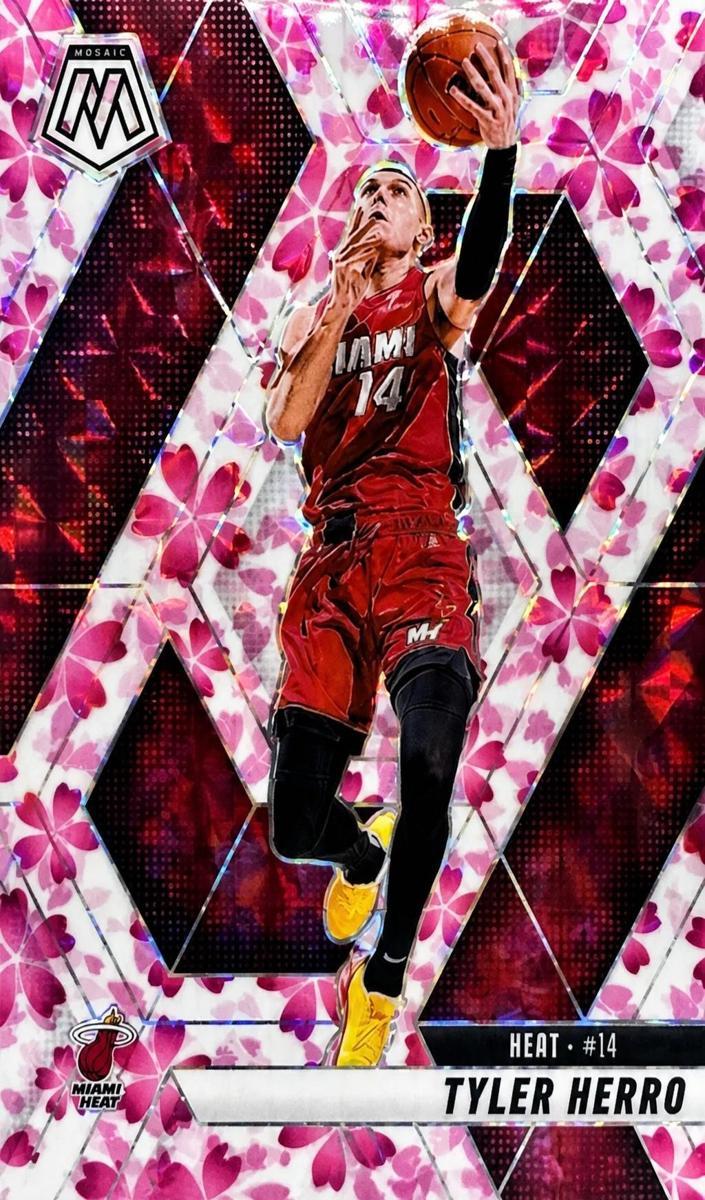 2024 Panini Mosaic Basketball Choice Cherry Blossom Tyler Herro #47