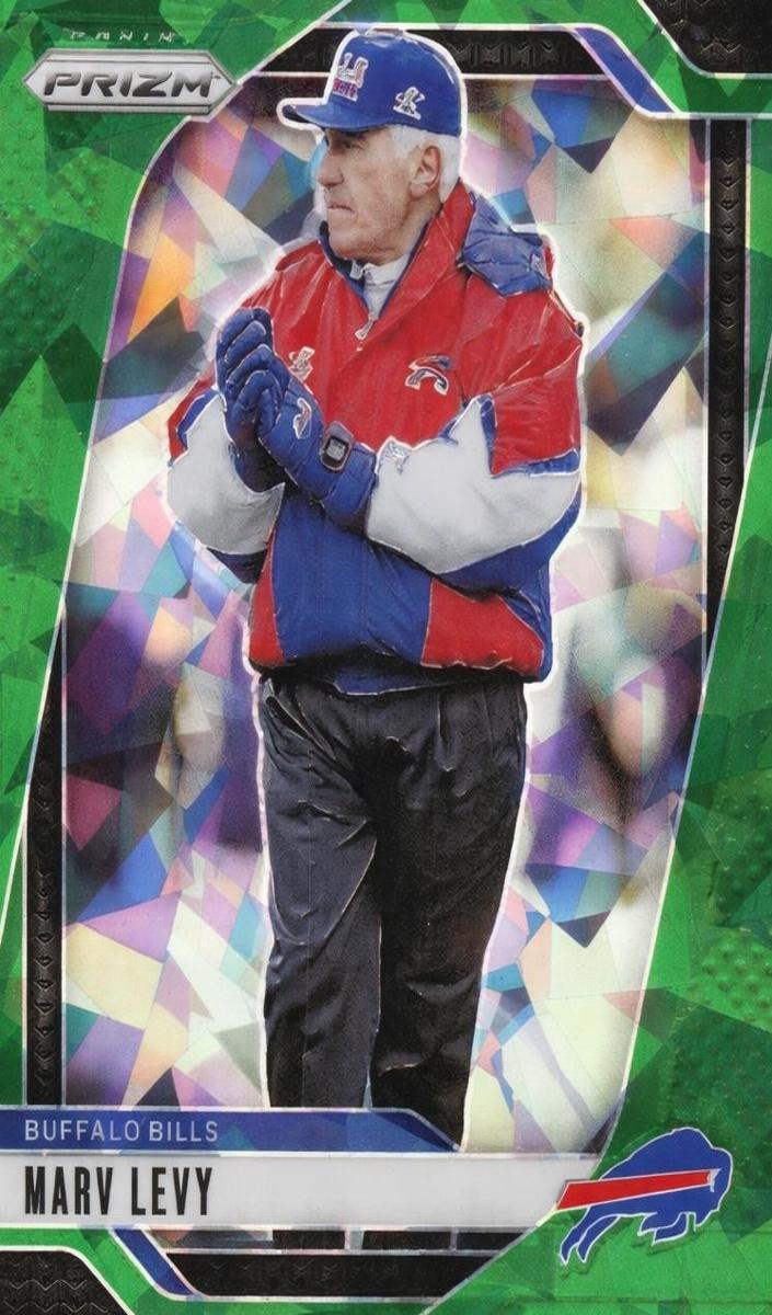 2024 Panini Prizm Football Green Ice Marv Levy #34