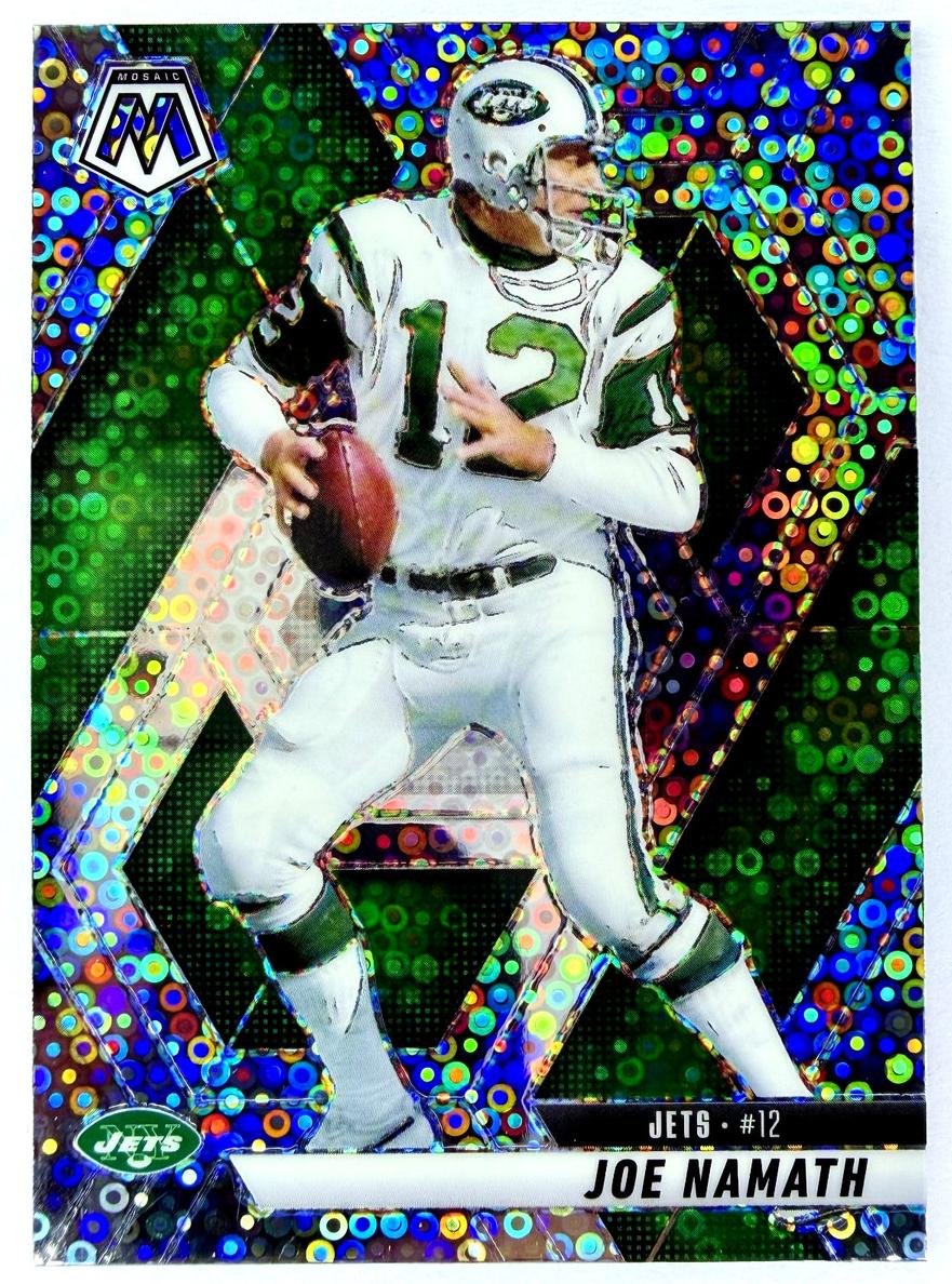2025 Panini Mosaic Football No Huddle Silver Joe Namath #39