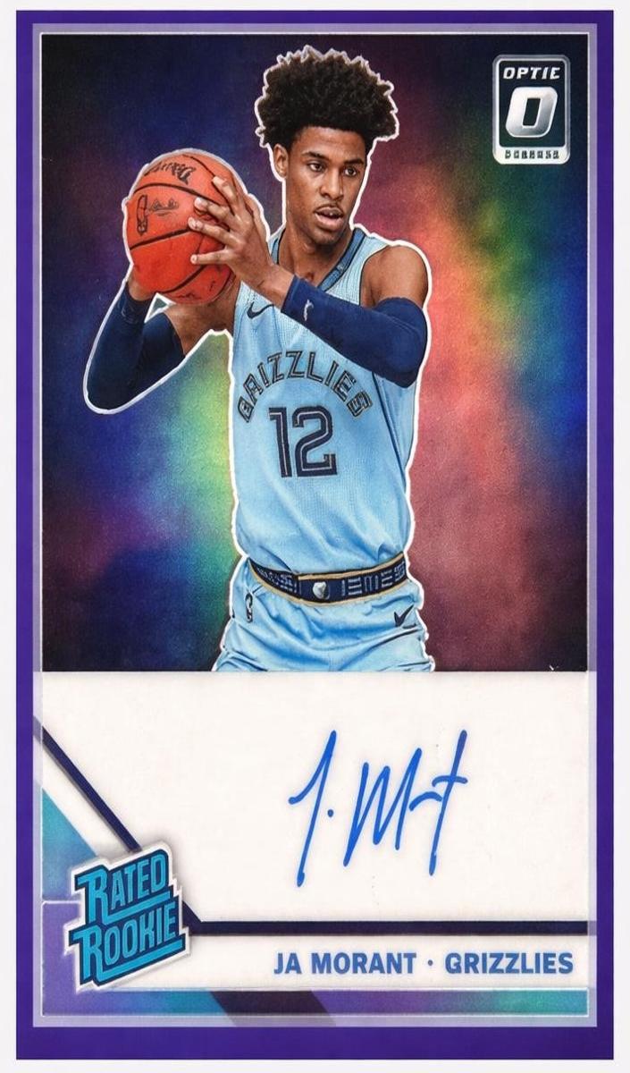 2019 Panini Chronicles Basketball Purple Ja Morant #168