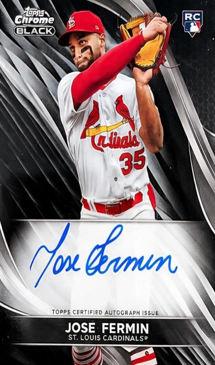 2024 Topps Chrome Black Baseball Jose Fermin #CBA-JF