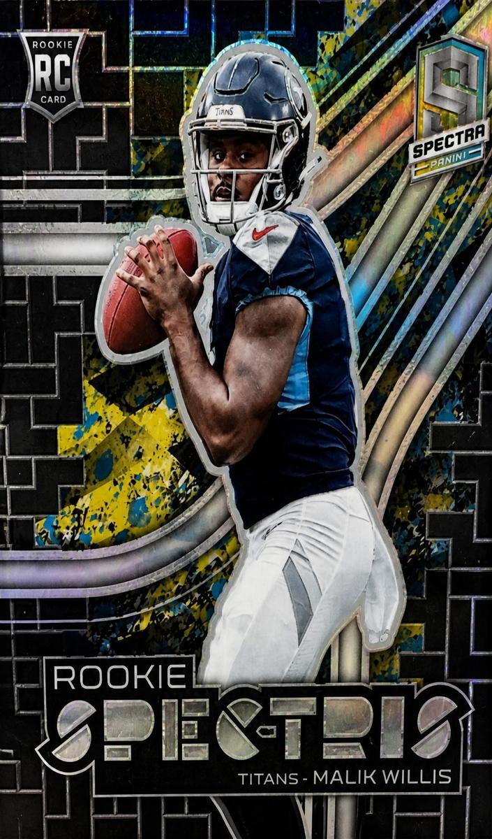 2022 Panini Spectra Football Neon Splatter Malik Willis #RSP-MWI