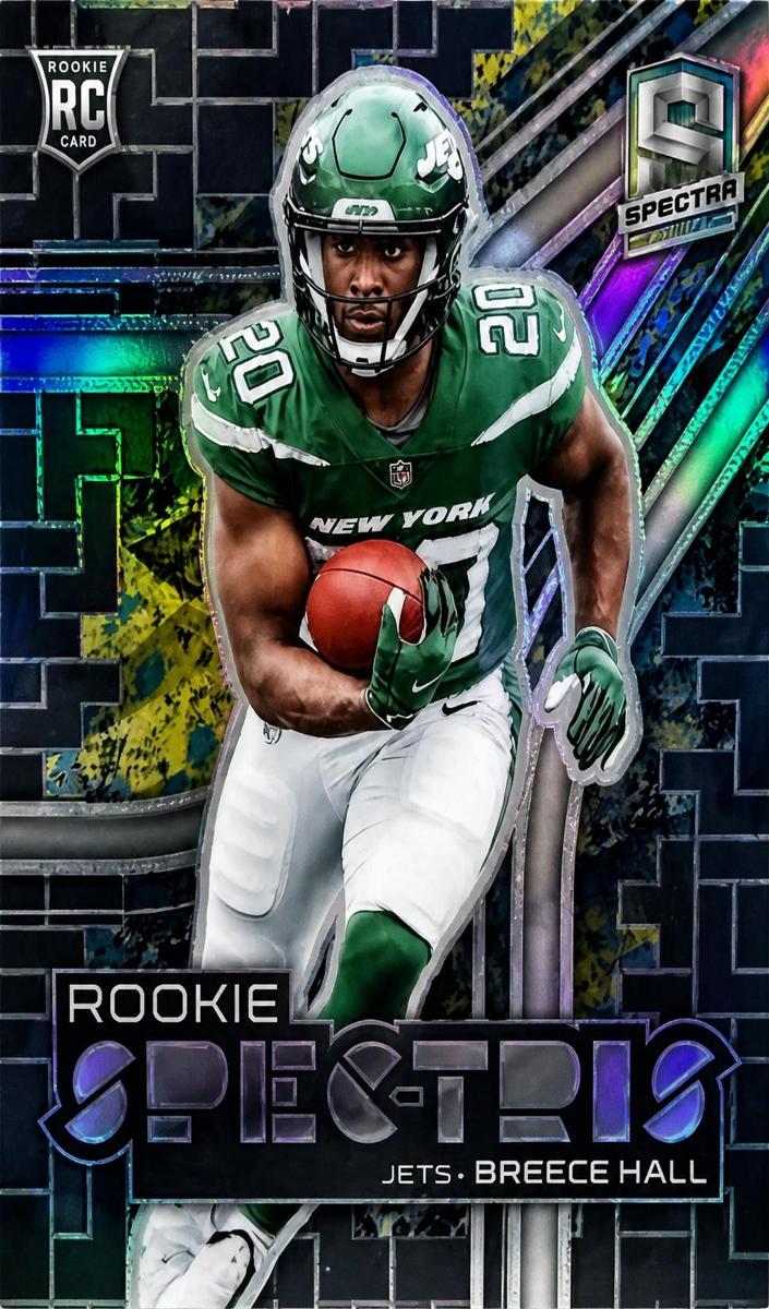 2022 Panini Spectra Football Neon Splatter Breece Hall #RSP-BHA