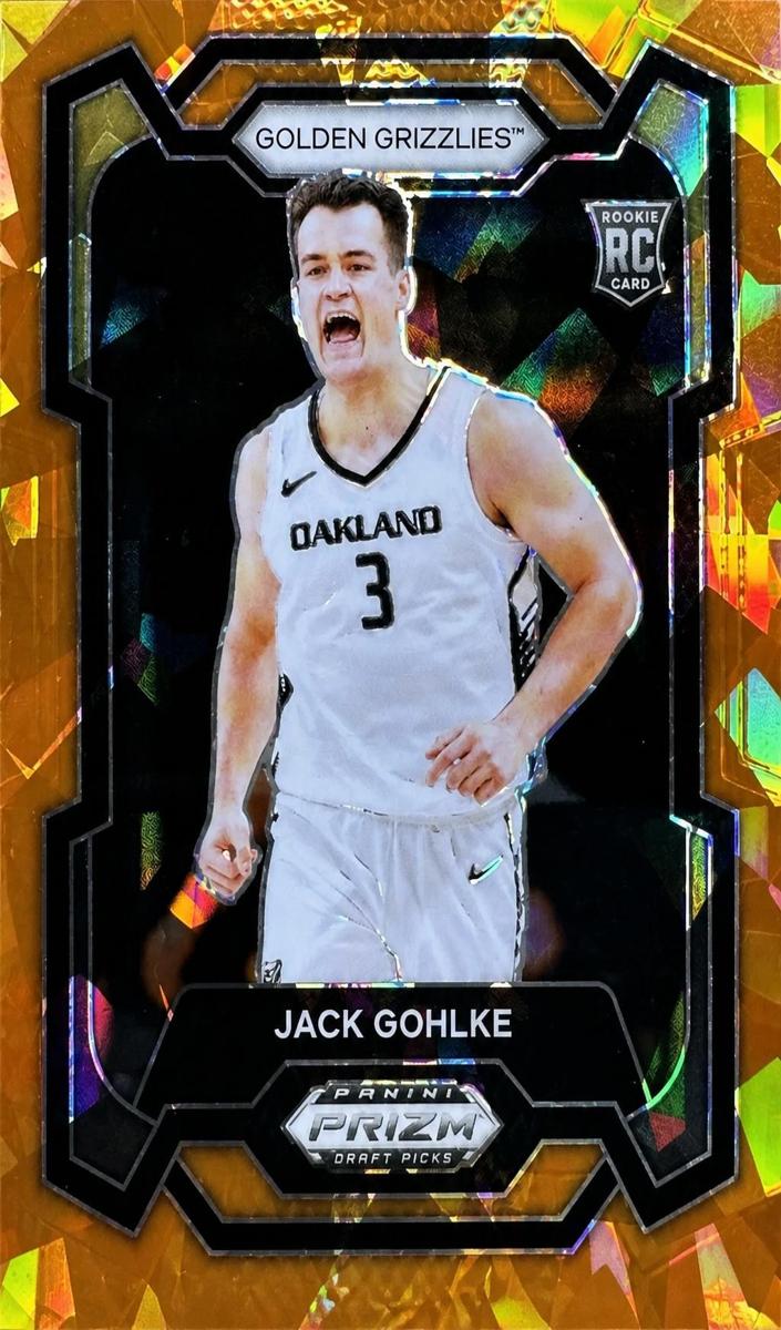 2024 Panini Prizm Draft Picks Basketball Orange Ice Jack Gohlke #32