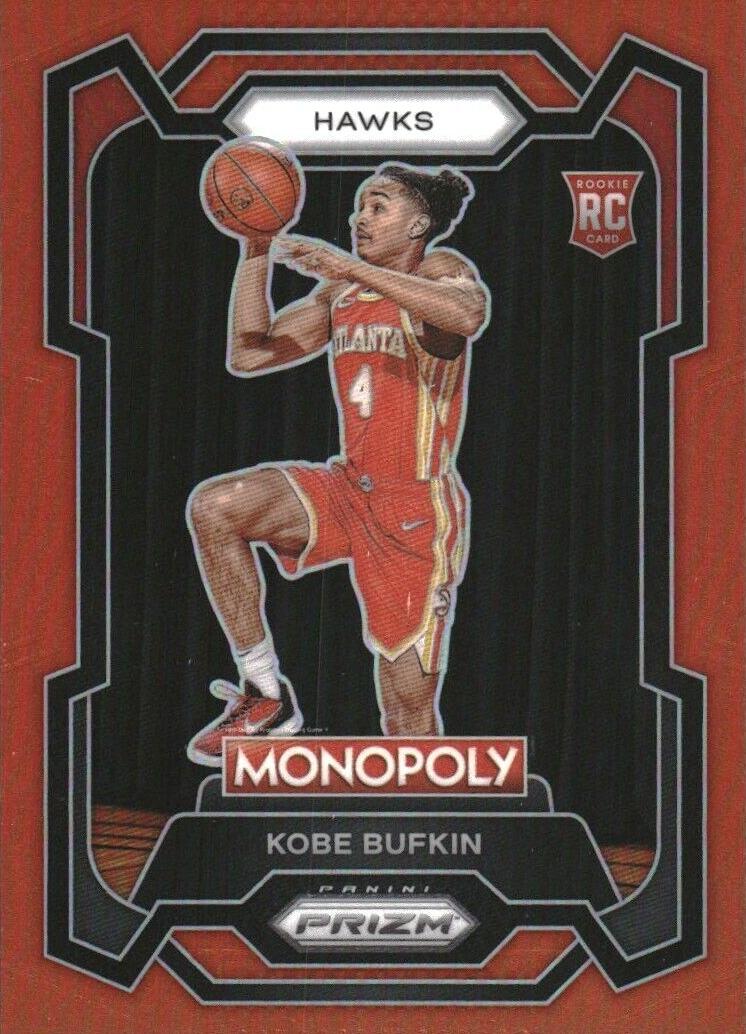 2023 Panini Prizm Monopoly Basketball Orange Kobe Bufkin #6
