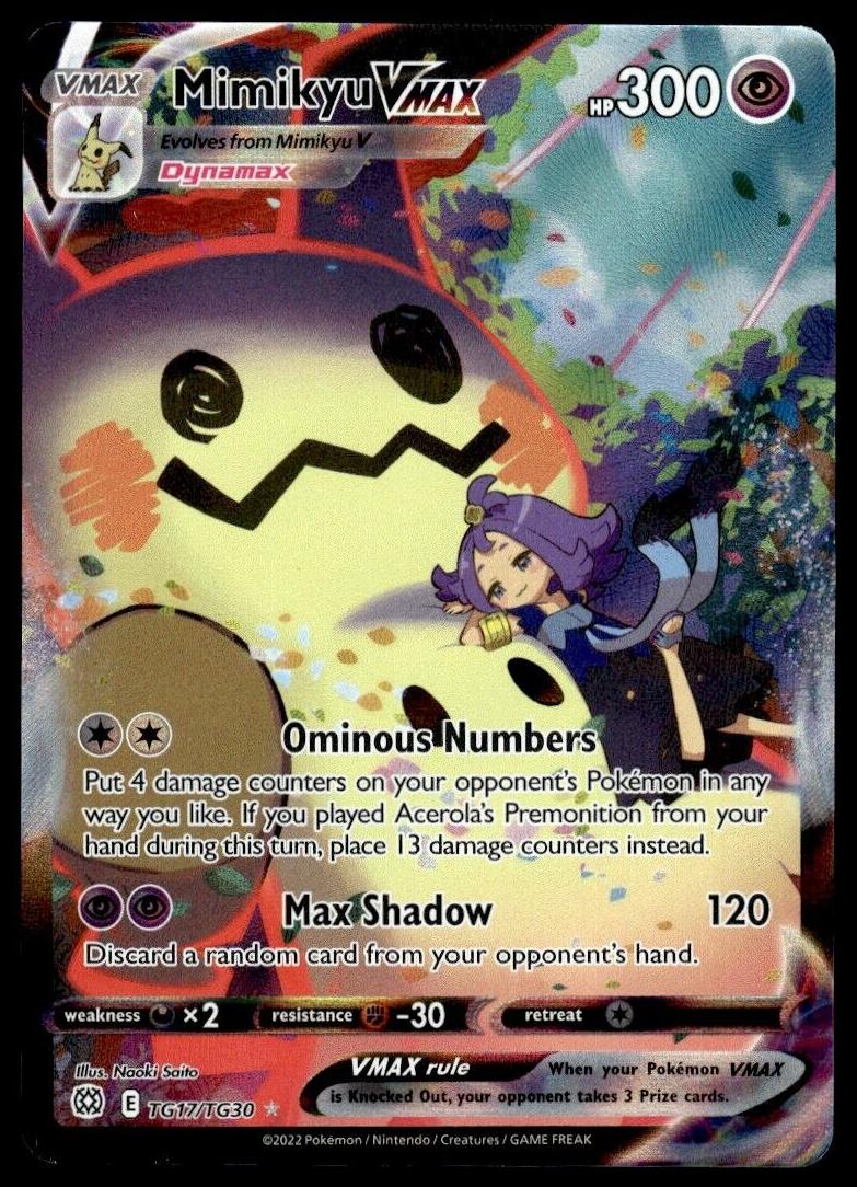 2022 Pokemon Brilliant Stars Full Art Mimikyu #TG17