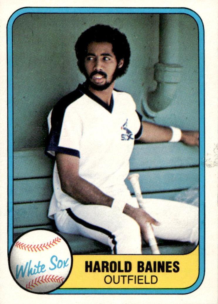1981 Fleer Baseball Harold Baines #346 PSA 9