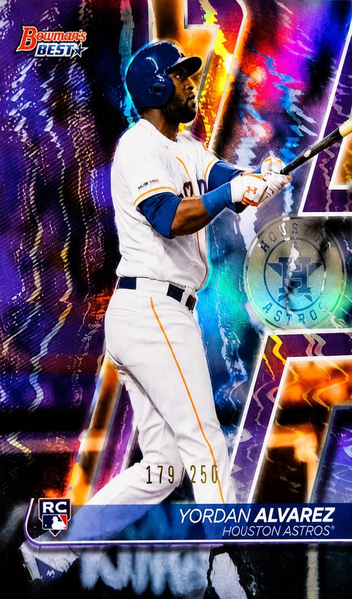 2020 Bowman's Best Baseball Purple Refractor Yordan Alvarez #45