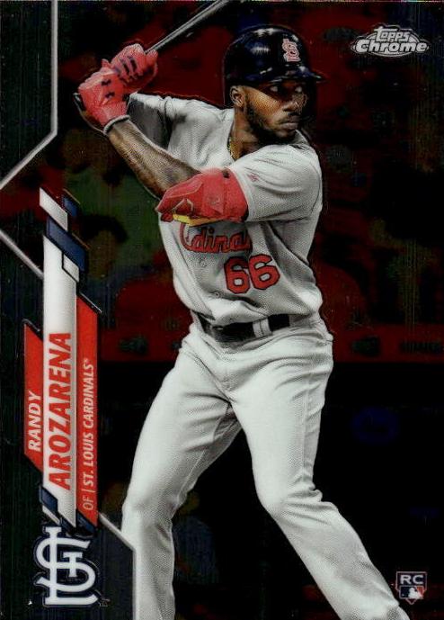 2020 Topps Chrome Baseball Randy Arozarena #49 PSA 9