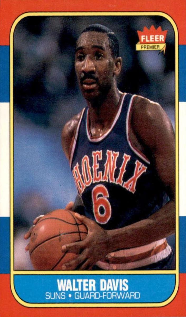 1986 Fleer Basketball Walter Davis #23 PSA 9