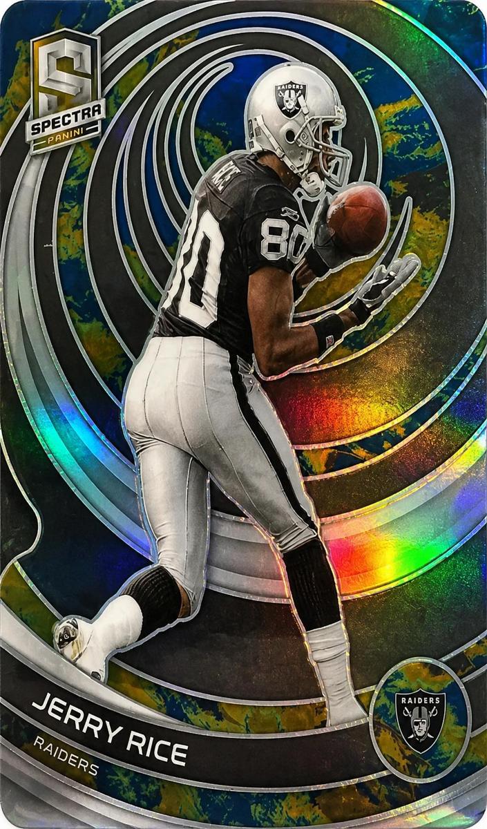 2023 Panini Spectra Football Universal Die Cut Jerry Rice #81
