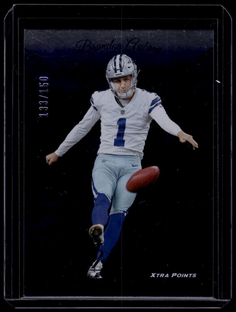 2024 Panini Prestige Football Purple Xtra Points Brandon Aubrey #81