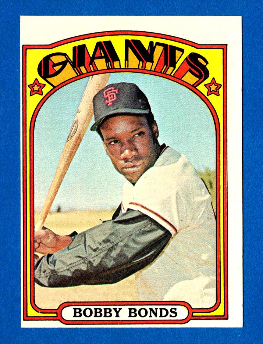 1972 Topps Baseball Bobby Bonds #711 PSA 8